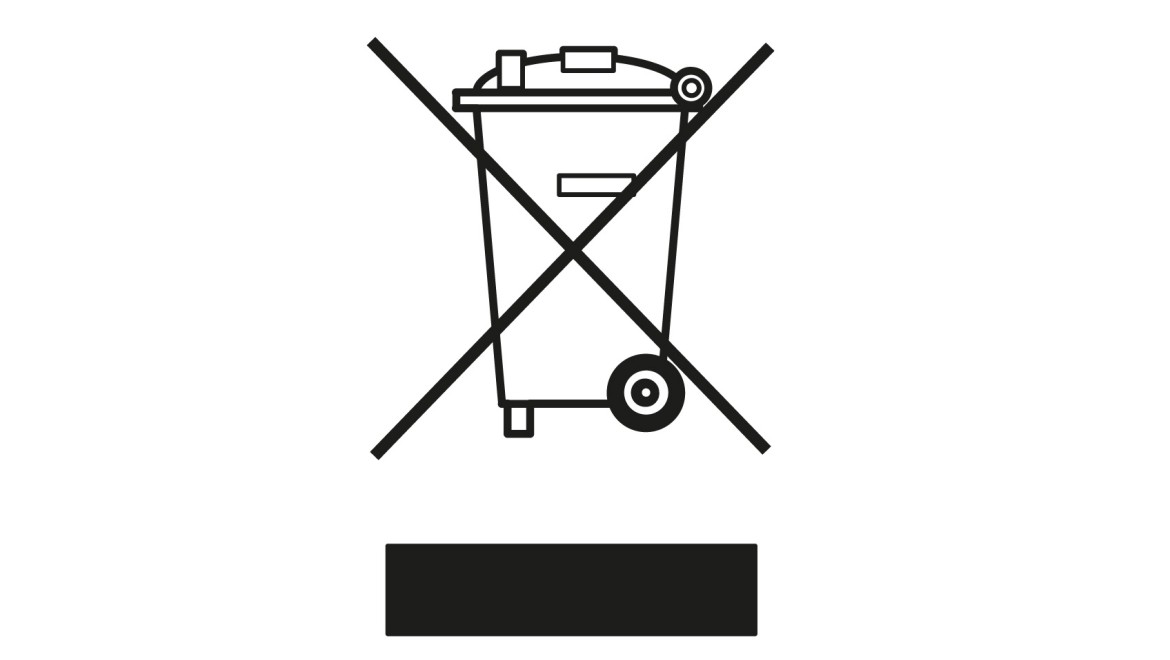 Symbol "Bortskaffelse af elektrisk og elektronisk udstyr" Symbol "Bortskaffelse af elektrisk og elektronisk udstyr"