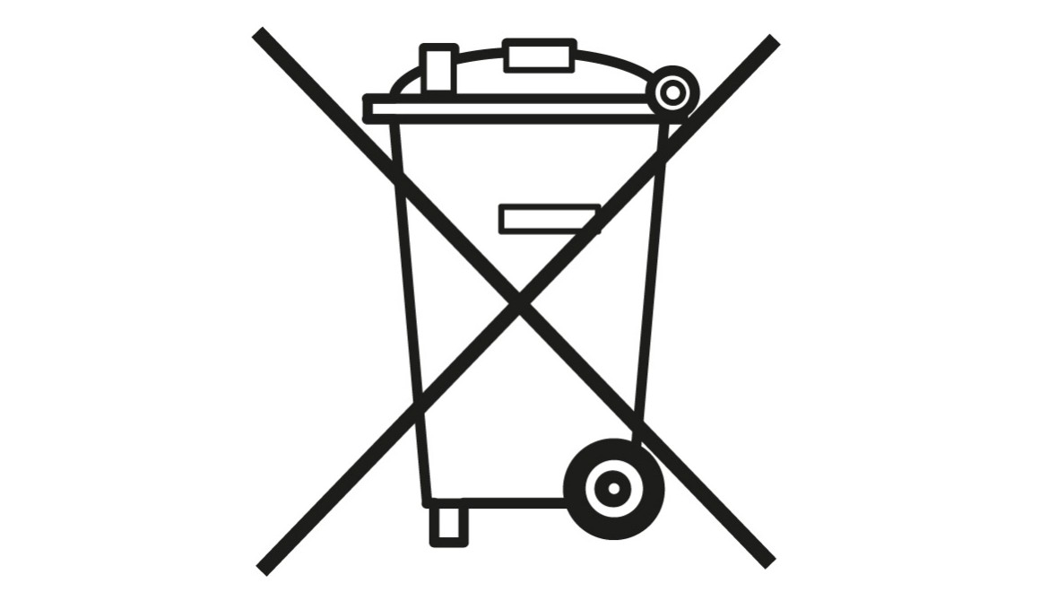 Symbol "Bortskaffelse af brugte batterier" Symbol "Bortskaffelse af brugte batterier"