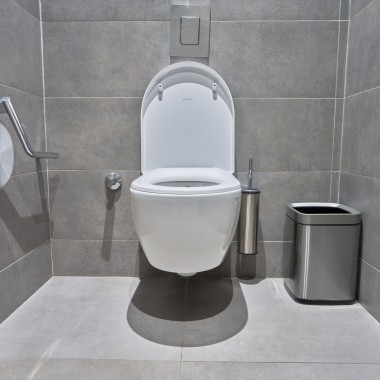 Mange Geberit produkter er installeret i badeværelserne, såsom iCon toiletter. (© Oğuzhan Kasar) Mange Geberit produkter er installeret i badeværelserne, såsom iCon toiletter. (© Oğuzhan Kasar)