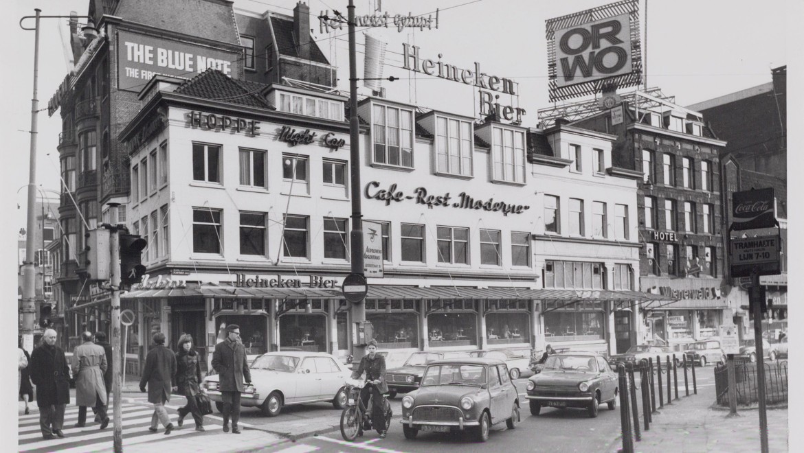 Bygningen i 1972 (© The Amsterdam City Archives) Bygningen i 1972 (© The Amsterdam City Archives)