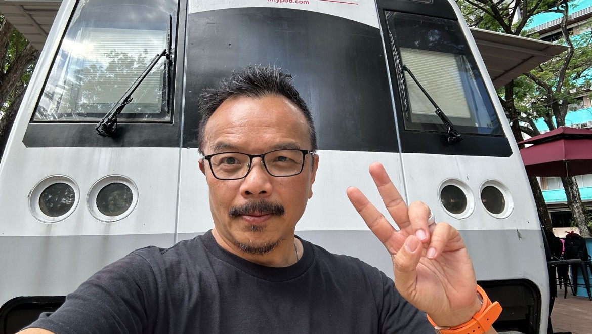 ascineret af idéen om at leve enkelt og effektivt: hotelfounder Liang Chiang Seah (© Liang Chiang Seah) ascineret af idéen om at leve enkelt og effektivt: hotelfounder Liang Chiang Seah (© Liang Chiang Seah)