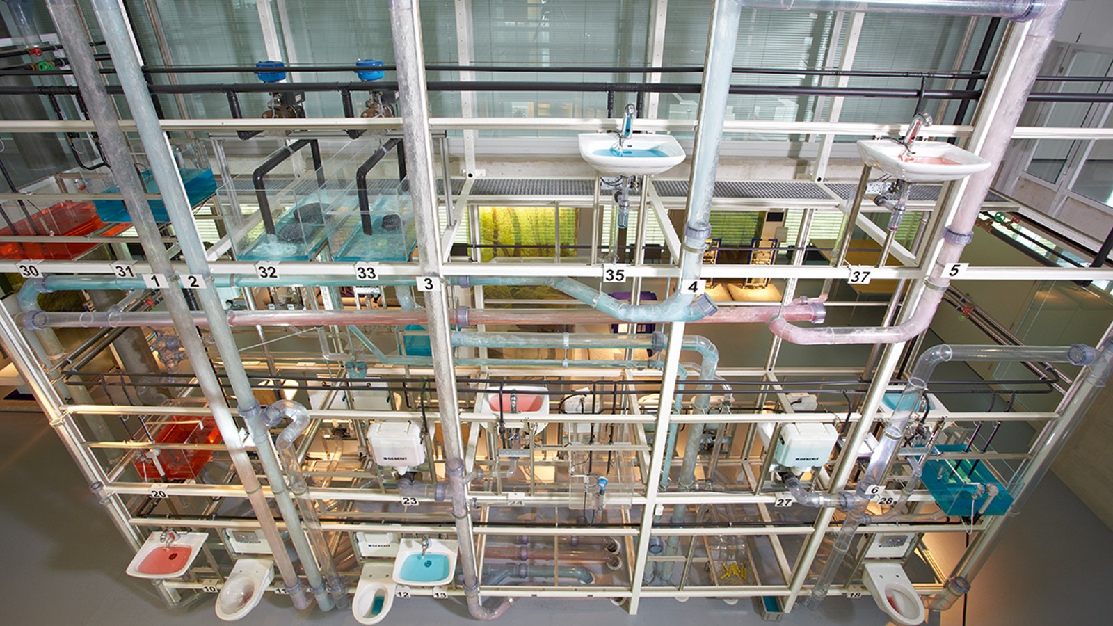 Geberit hydraulisk tårn Geberit hydraulisk tårn