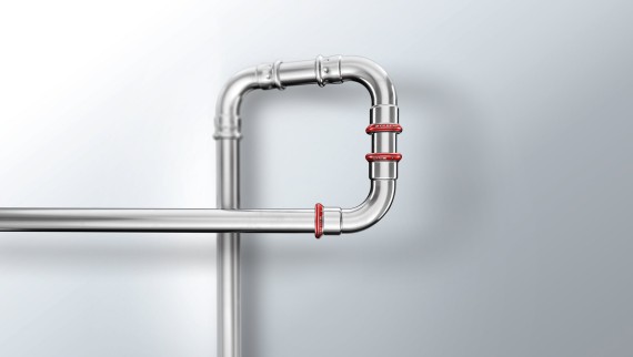 Geberit Mapress el-forzinket er velegnet til installationer med lukkede kredsløb Geberit Mapress el-forzinket er velegnet til installationer med lukkede kredsløb
