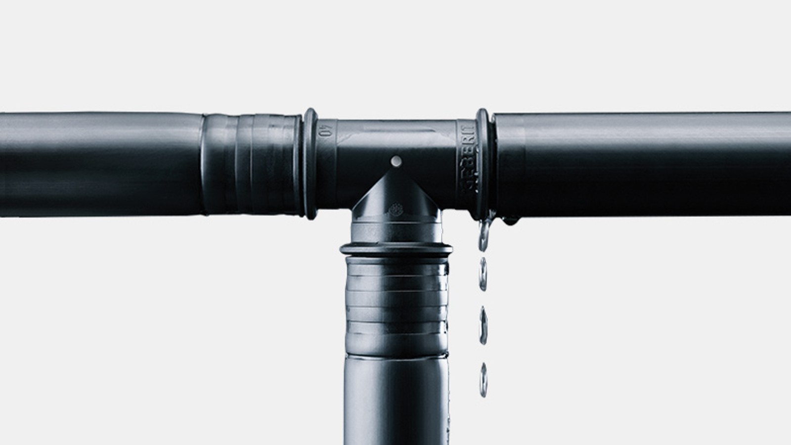 Upressede Mepla fittings kan let ses