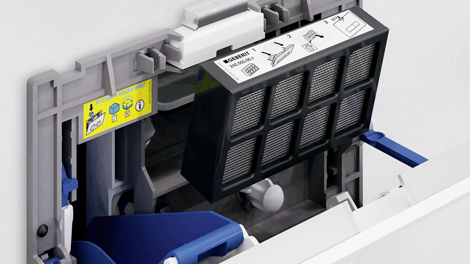 Geberit DuoFresh, Model før 2019 Geberit DuoFresh, Model før 2019