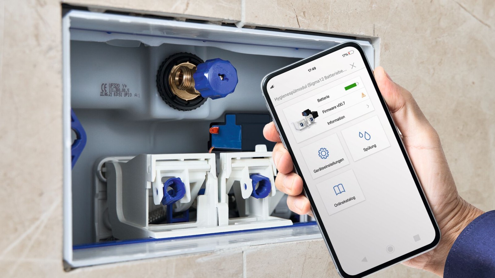 Opsætning af Geberit HS05 hygiejneskylleenhed via Geberit Control appen Opsætning af Geberit HS05 hygiejneskylleenhed via Geberit Control appen