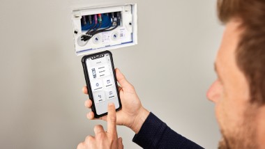 Opsætning af Geberit HS30 hygiejneskylleenhed i indbygnignscisterne via Geberit Control appen