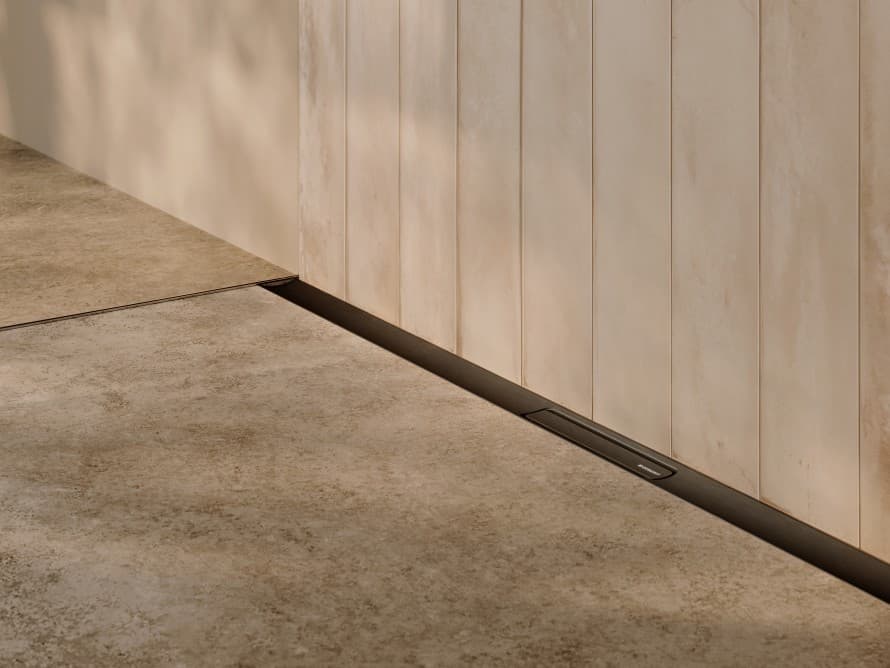 Bruseområde med Geberit CleanLine Bruseområde med Geberit CleanLine