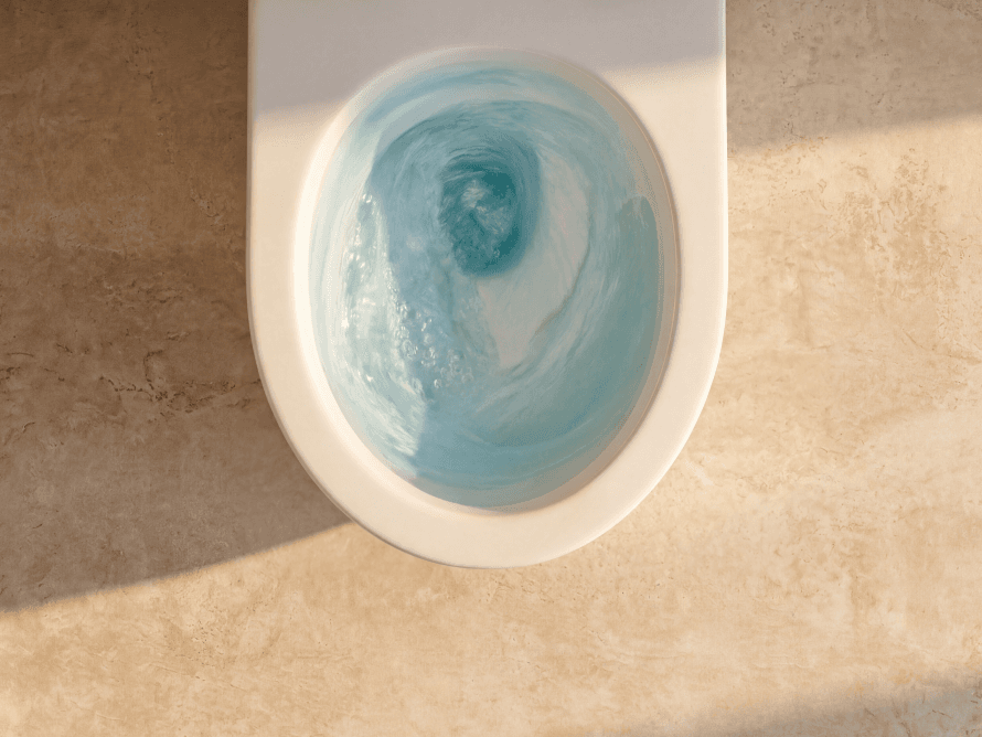 Toilet med Geberit Turboflush skylleteknologi Toilet med Geberit Turboflush skylleteknologi