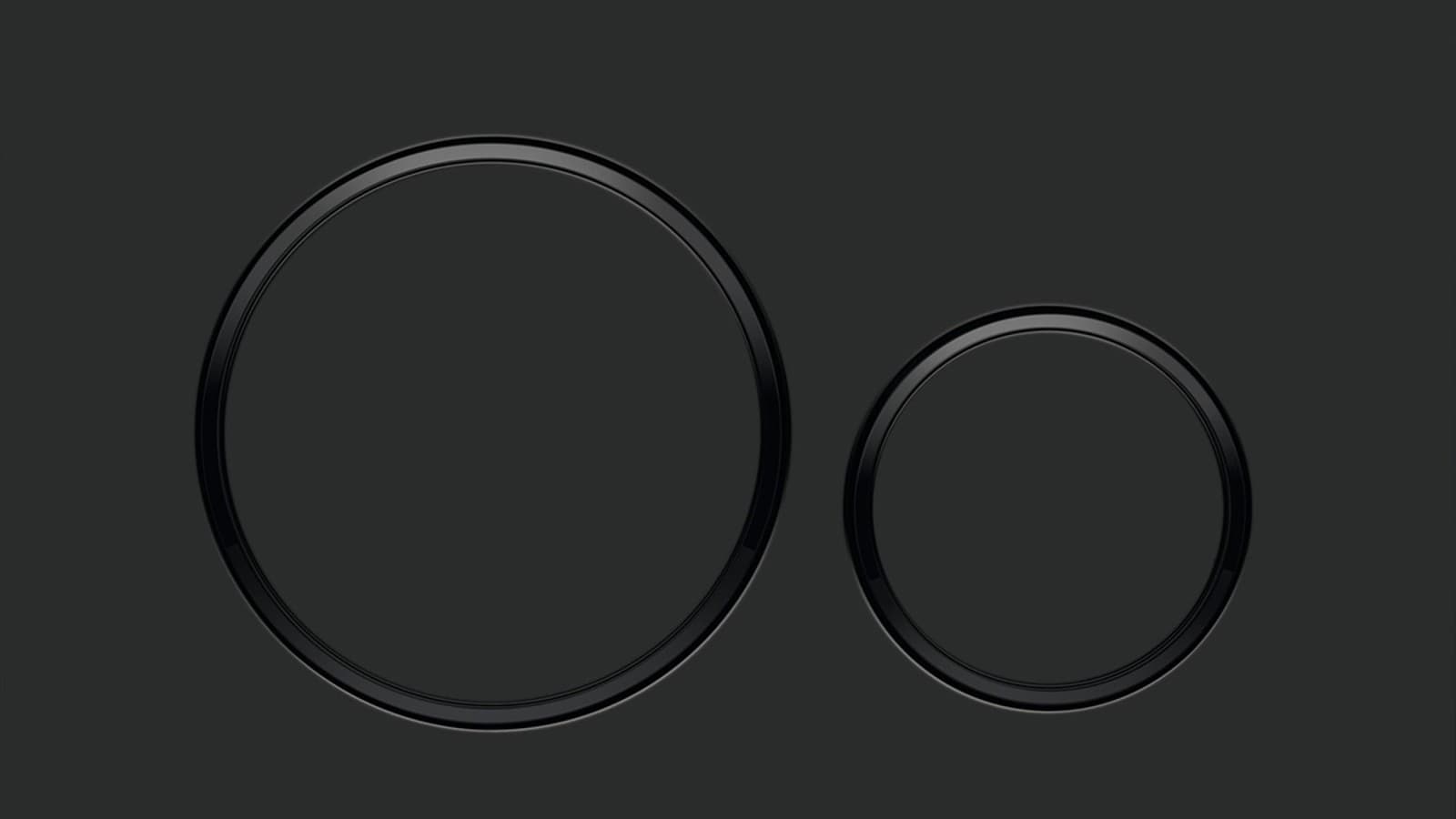 Sigma20 betjeningaplade i sort Sigma20 betjeningaplade i sort