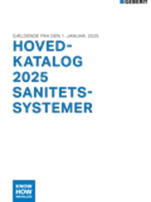 Geberit hovedkatalog sanitetssystemer 2025 Geberit hovedkatalog sanitetssystemer 2025