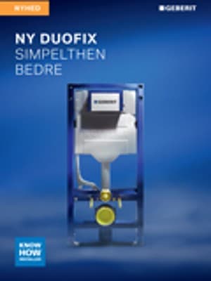 Duofix indbygningscisterner Duofix indbygningscisterner