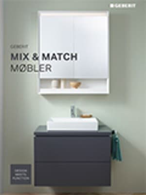 Geberit badeværelsesmøbler Mix & Match Geberit badeværelsesmøbler Mix & Match