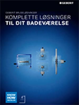 Geberit bruseløsninger Geberit bruseløsninger