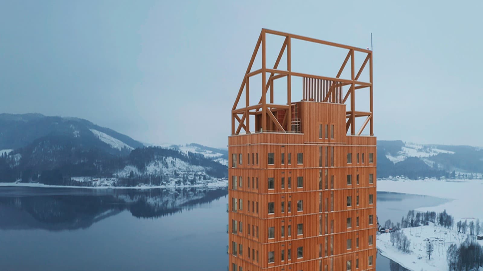 Mjøstårnet i Norge Mjøstårnet i Norge