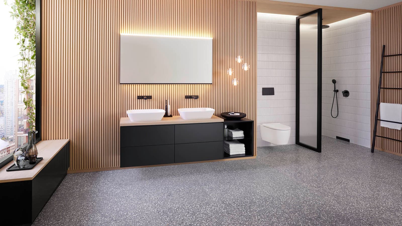 Stort badeværelse Stort badeværelse