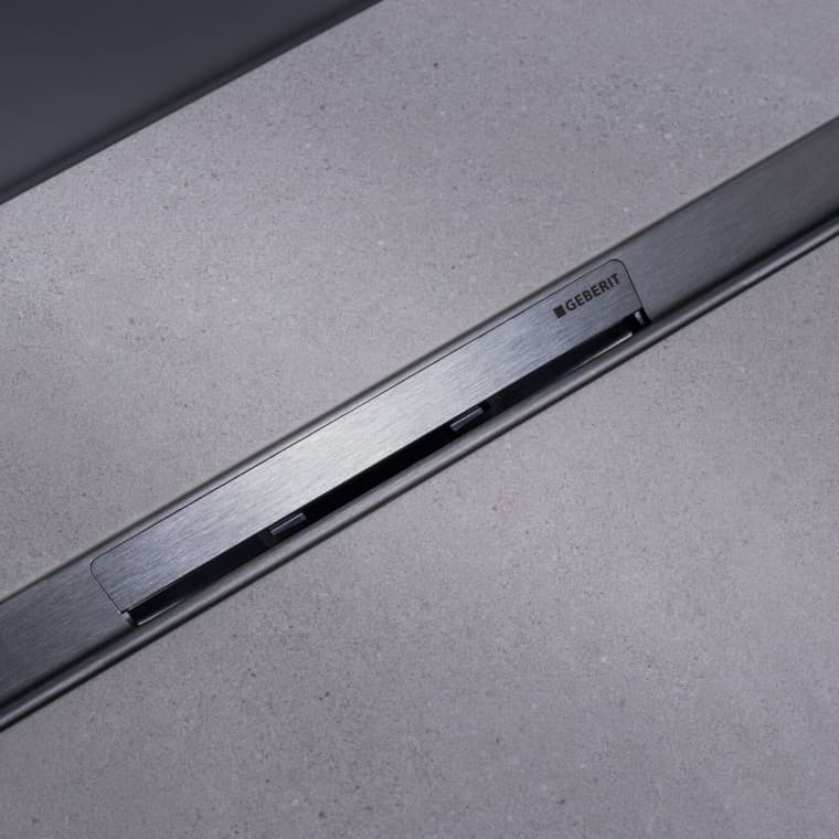 Geberit CleanLine50 i sort krom Geberit CleanLine50 i sort krom