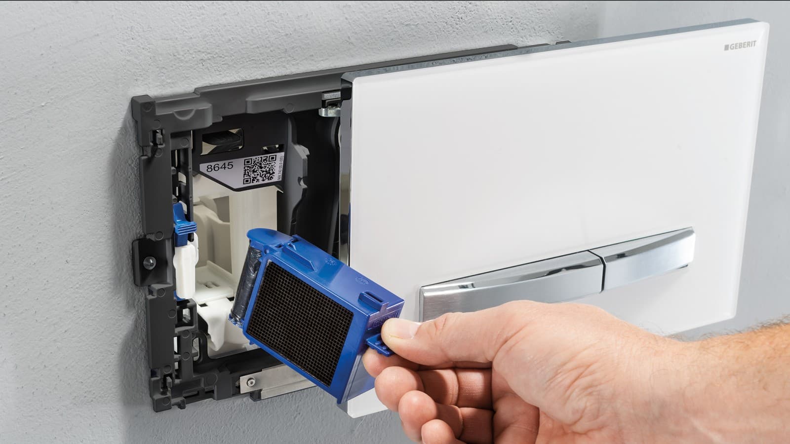 Geberit DuoFresh med Sigma 50 betjeningsplade Geberit DuoFresh med Sigma 50 betjeningsplade