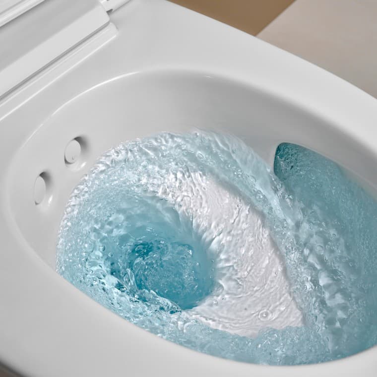 Geberit AquaClean Mera med den kraftfulde skylning Geberit TurboFlush Geberit AquaClean Mera med den kraftfulde skylning Geberit TurboFlush