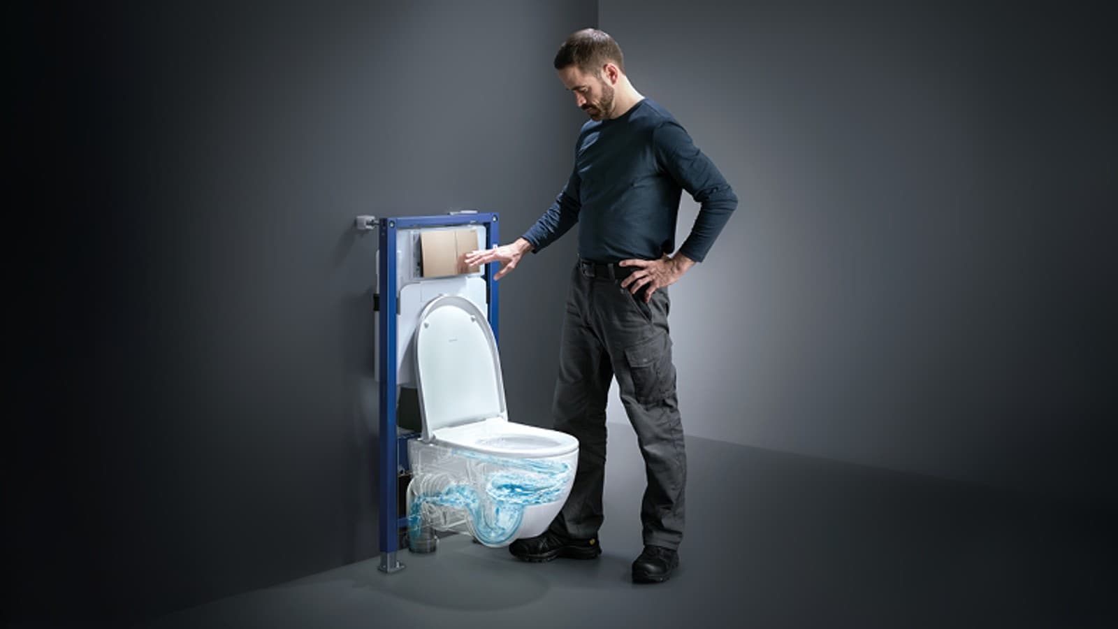 Geberit WC-system illustreret Geberit WC-system illustreret