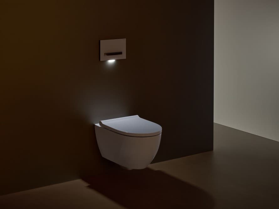 Geberit Acanto toilet med orienteringslys Geberit Acanto toilet med orienteringslys