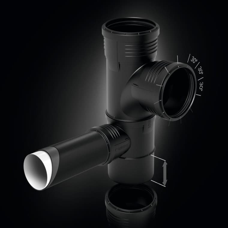 Geberit Silent-PP specialfitting Geberit Silent-PP specialfitting