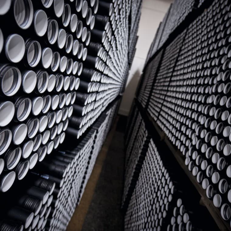 Stablede Silent-Pro-rør Stablede Silent-Pro-rør