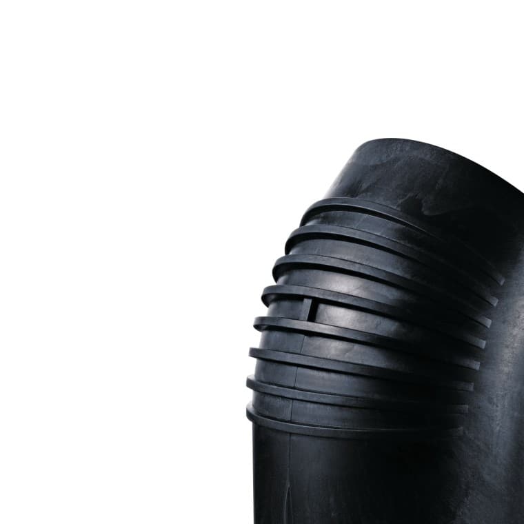 Forstærkede rørvægge øger lydabsorptionen. Forstærkede rørvægge øger lydabsorptionen.