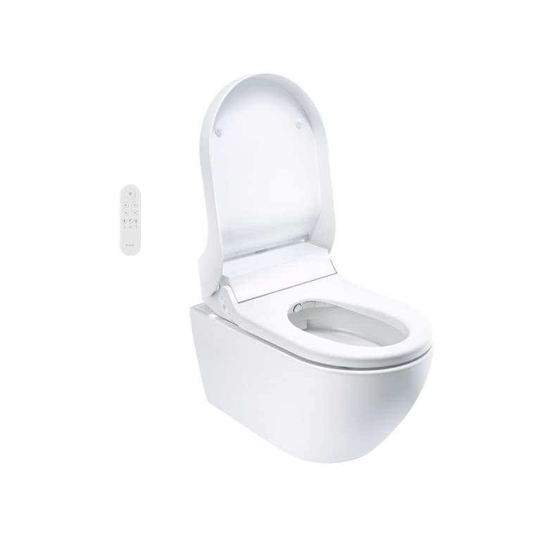 Geberit AquaClean Mera med åbent toiletlåg Geberit AquaClean Mera med åbent toiletlåg