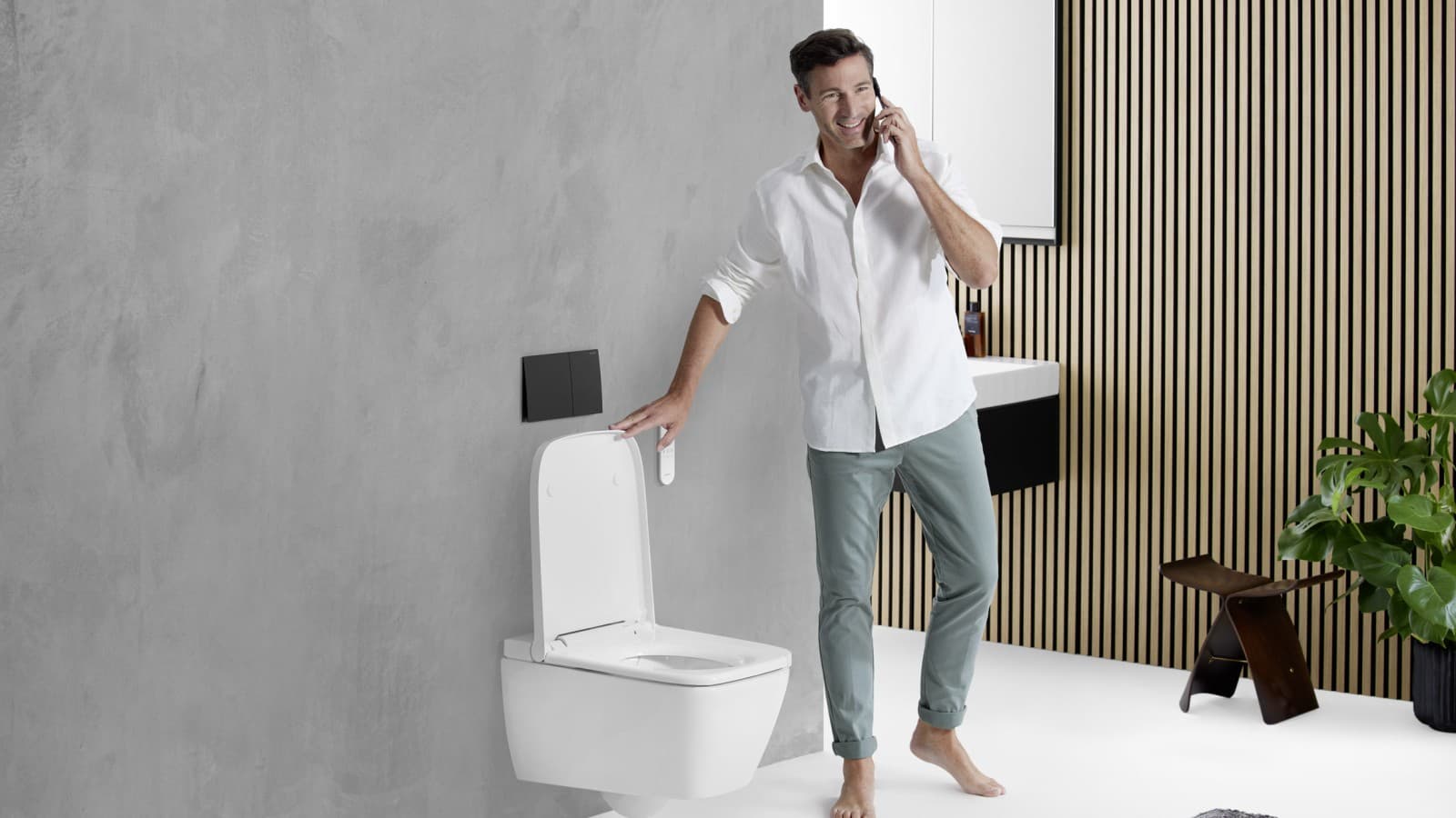 Geberit AquaClean Sela Square med Sigma70 Geberit AquaClean Sela Square med Sigma70