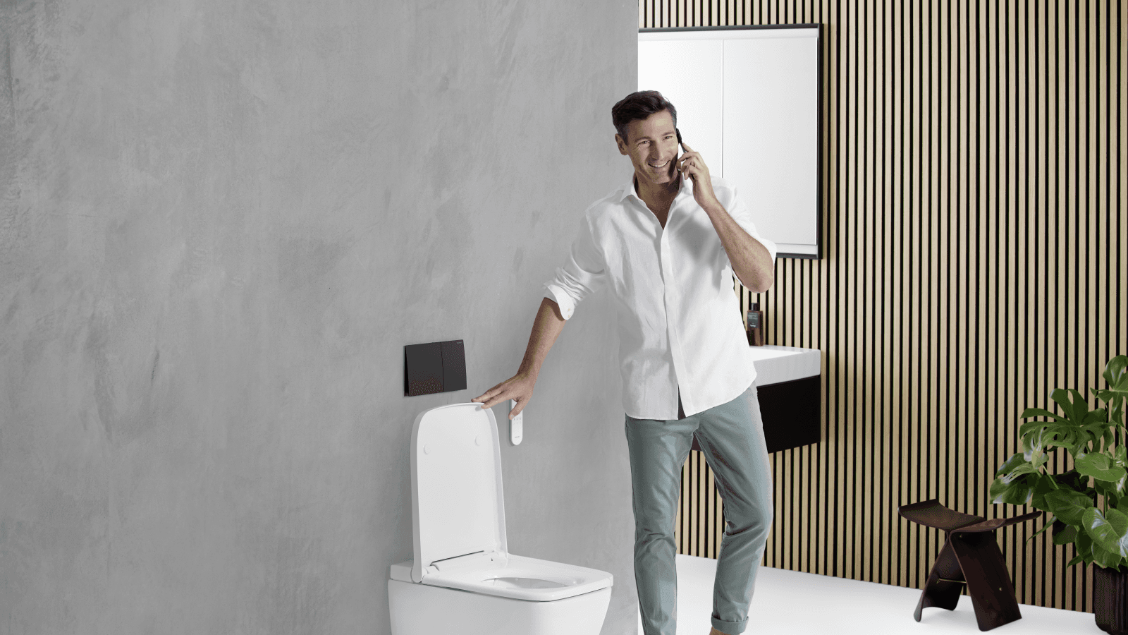 Geberit AquaClean Sela Square med Sigma70 Geberit AquaClean Sela Square med Sigma70