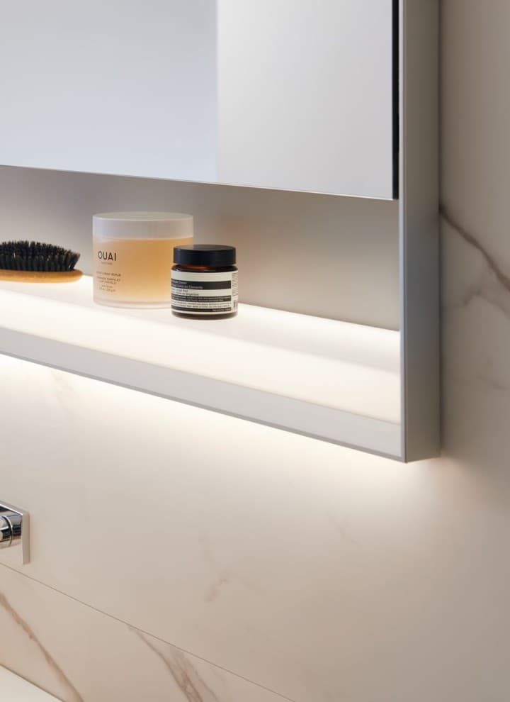 Geberit ONE spejlskabe med aluminium Geberit ONE spejlskabe med aluminium