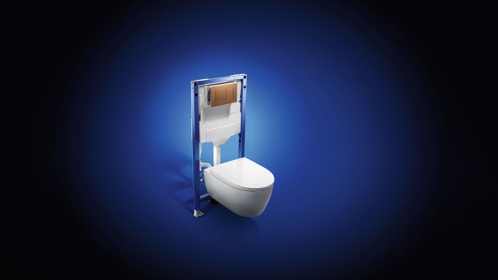 Geberit Sigma indbygningscisterne med iCon væghængt toilet med TurboFlush og Sigma40 betjeningsplade Geberit Sigma indbygningscisterne med iCon væghængt toilet med TurboFlush og Sigma40 betjeningsplade