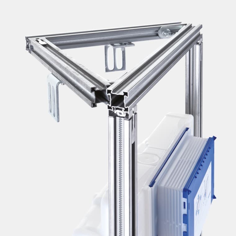 Geberit GIS hjørnekonstruktion til væghængt toilet Geberit GIS hjørnekonstruktion til væghængt toilet