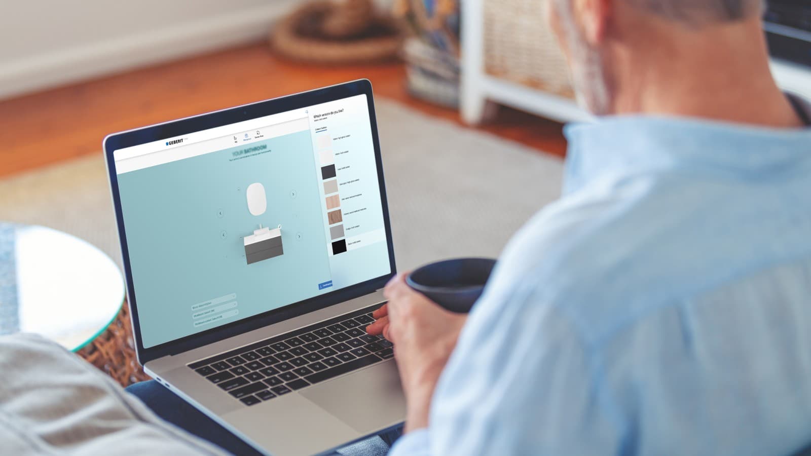 Vælg badespejl, badeværelsesmøbler og underskab i Geberit produktguide Vælg badespejl, badeværelsesmøbler og underskab i Geberit produktguide