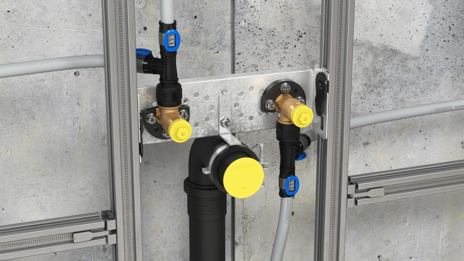 Geberit MasterFix T-stykker Geberit MasterFix T-stykker