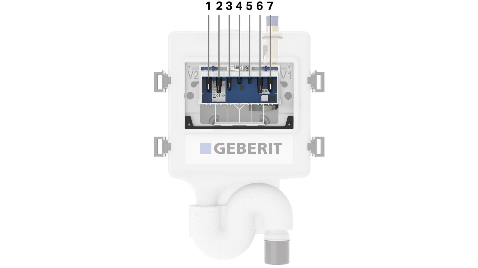 Geberit HS50 hygiejneskylsenhed (© Geberit) Geberit HS50 hygiejneskylsenhed (© Geberit)